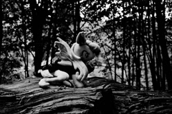 Size: 1097x728 | Tagged: safe, artist:mgrdash, fluttershy, bat pony, g4, bat ponified, czternasta rocznica filmu mlp, edited photo, flutterbat, monochrome, photo, race swap