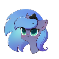 Size: 944x944 | Tagged: safe, artist:yukandasama, princess luna, alicorn, pony, g4, cute, female, mare, simple background, solo, transparent background