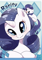 Size: 1204x1712 | Tagged: safe, artist:yukandasama, rarity, pony, unicorn, g4, chibi, cute, female, horn, mare, raribetes