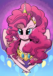 Size: 1204x1712 | Tagged: safe, artist:yukandasama, idw, pinkie pie, alicorn, pony, friendship is magic #57, g4, spoiler:comic, alicornified, female, i can't believe it's not idw, mare, pinkiecorn, princess of chaos, race swap, solo, xk-class end-of-the-world scenario