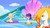 Size: 854x480 | Tagged: safe, screencap, flare (g5), leaf pony, little rock, shortcakes the strawberry dessert pony, sundae (g5), pegasus, pony, unicorn, g5, my little pony: tell your tale, the water park, spoiler:g5, spoiler:my little pony: tell your tale, spoiler:tyts02e23, female, group, horn, mare, outdoors, quintet