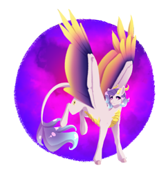 Size: 2648x2720 | Tagged: safe, artist:oneiria-fylakas, oc, oc:shimmering scale, pegasus, pony, female, horns, mare, solo