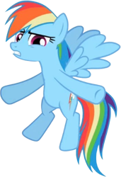 Size: 1722x2520 | Tagged: safe, edit, edited screencap, editor:mrtoonlover83, screencap, rainbow dash, pegasus, pony, g4, my little pony: friendship is magic, background removed, female, not a vector, simple background, solo, transparent background