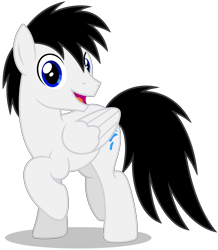 Size: 4532x5189 | Tagged: safe, artist:creedyboy124, oc, oc only, oc:shane park, pegasus, pony, base used, blue eyes, folded wings, male, pegasus oc, simple background, solo, stallion, stallion oc, transparent background, wings