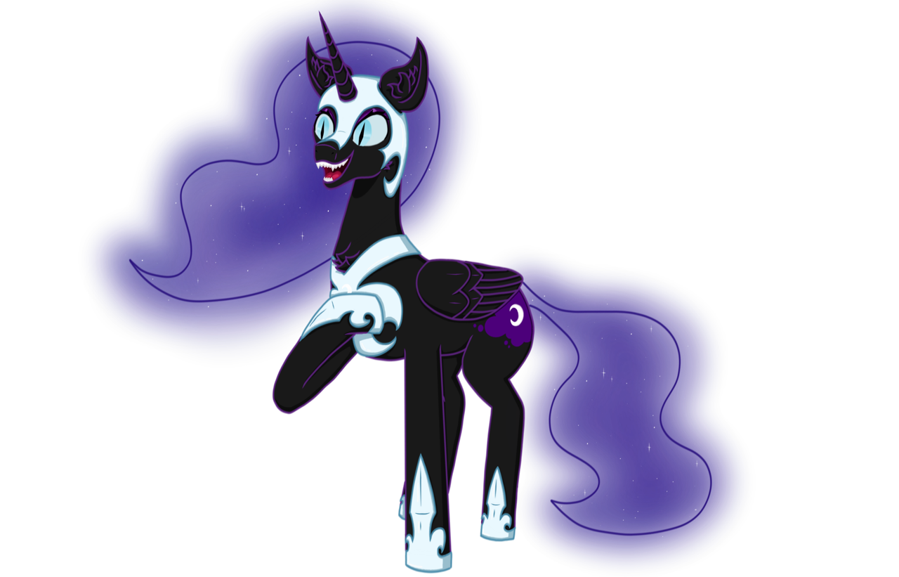 Sharp Mlp #3466506 - safe, artist:nismorose, nightmare moon, alicorn, pony, mlp ...