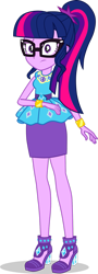 Size: 647x1800 | Tagged: safe, artist:dustinwatsongkx, sci-twi, twilight sparkle, equestria girls, g4, clothes, clothes swap, dress, female, high heels, rarity peplum dress, shoes, simple background, solo, transparent background