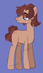 Size: 1280x2164 | Tagged: safe, artist:cupidcreates, oc, oc only, oc:brownie, earth pony, pony, base used, female, lidded eyes, mare, offspring, parent:cheese sandwich, parent:pinkie pie, parents:cheesepie, solo