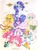 Size: 3552x4736 | Tagged: safe, artist:肝到驾崩, derpibooru exclusive, applejack, fluttershy, pinkie pie, rainbow dash, rarity, twilight sparkle, mlp fim's fourteenth anniversary, g4, lined paper, traditional art, weapon