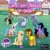 Size: 1080x1080 | Tagged: safe, gameloft, cheese sandwich, frosty chisel, sharp note, earth pony, pegasus, pony, unicorn, g4, celestia costume, eyepatch, fake horn, fake wings, female, horn, luna costume, male, mare, outdoors, stallion, stilts, unnamed character, unnamed pony