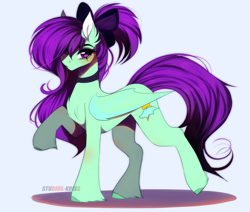 Size: 3461x2937 | Tagged: safe, artist:krissstudios, oc, oc only, bat pony, pony, concave belly, female, mare, solo