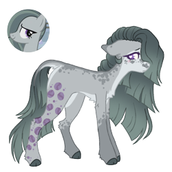 Size: 1000x1000 | Tagged: safe, artist:kazmuun, marble pie, pony, series:kazmuun's drawing every pony, g4, alternate cutie mark, alternate design, alternate hairstyle, alternate tailstyle, bald face, blaze (coat marking), blush lines, blushing, cascading cutie mark, chest fluff, cloven hooves, coat markings, colored, colored belly, colored eartips, colored eyelashes, colored hooves, colored lineart, cute, dappled, dorsal stripe, extended cutie mark, eyelashes, facial markings, female, flat colors, floppy ears, frown, gradient mane, gradient tail, gray coat, gray mane, gray tail, heart, heart eyes, hock fluff, hooves, leg fluff, leg markings, leonine tail, lidded eyes, long legs, long mane, long tail, looking back, marblebetes, mare, pale belly, profile, purple eyelashes, purple eyes, reference used, simple background, slender, socks (coat markings), solo, standing, straight mane, straight tail, tail, tail fluff, tail markings, thin, transparent background, two toned ears, wall of tags, white belly, white pupils, wingding eyes