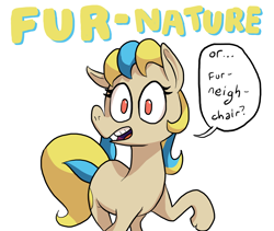 Size: 1152x970 | Tagged: safe, artist:docwario, oc, oc only, oc:pia ikea, earth pony, pony, dialogue, female, mare, simple background, solo, speech bubble, white background