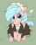 Size: 1480x1827 | Tagged: safe, artist:skysorbett, oc, oc only, oc:cloud mellow, pegasus, pony, g4, blushing, clothes, crossdressing, cute, emanata, hooves together, looking at you, looking up, looking up at you, maid, maid headdress, male, sitting, solo, stallion