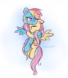 Size: 1570x1792 | Tagged: safe, artist:flutterberrypie, fluttershy, rainbow dash, pegasus, pony, g4, duo, duo female, eyes closed, female, flying, hug, lesbian, mare, ship:flutterdash, shipping, smiling, spread wings, tail, wings