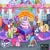 Size: 1080x1080 | Tagged: safe, gameloft, applejack, fluttershy, pinkie pie, rainbow dash, rarity, twilight sparkle, alicorn, earth pony, pegasus, pony, unicorn, mlp fim's fourteenth anniversary, g4, my little pony: magic princess, alternate hairstyle, anniversary, birthday cake, braid, cake, food, hat, horn, indoors, mane six, party hat, princess rarity, twilight sparkle (alicorn)