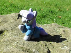 Size: 1997x1498 | Tagged: safe, alternate version, artist:malte279, part of a set, boulder (g4), maud pie, earth pony, pony, g4, concrete, craft, female, irl, mare, outdoors, photo, sculpture, solo, ytong