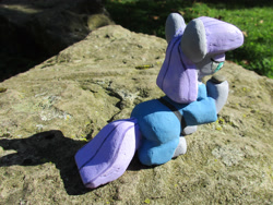 Size: 3036x2277 | Tagged: safe, alternate version, artist:malte279, part of a set, boulder (g4), maud pie, earth pony, pony, g4, concrete, craft, female, irl, mare, outdoors, photo, sculpture, solo, ytong