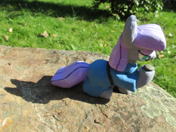 Size: 2862x2146 | Tagged: safe, alternate version, artist:malte279, part of a set, boulder (g4), maud pie, earth pony, pony, g4, concrete, craft, female, irl, mare, outdoors, photo, sculpture, solo, ytong