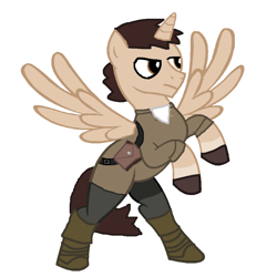 Size: 1024x1024 | Tagged: safe, oc, oc only, oc:aurelius nova (gold star), alicorn, pony, fanfic:the new world, alicorn oc, alicornified, horn, male, race swap, simple background, solo, stallion, white background, wings