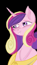 Size: 518x921 | Tagged: safe, artist:bubbles234566, princess cadance, alicorn, pony, g4, solo