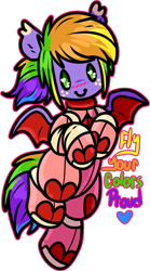 Size: 995x1791 | Tagged: safe, artist:sexygoatgod, oc, oc only, oc:prism flare, bat pony, pony, latex, latex suit, male, simple background, solo, starfall kingdom, transparent background