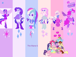 Size: 1280x960 | Tagged: safe, artist:rarciafans, applejack, fluttershy, pinkie pie, rainbow dash, rarity, spike, twilight sparkle, dog, human, equestria girls, g4, my little pony equestria girls, big crown thingy, element of magic, fall formal outfits, humane five, humane six, jewelry, regalia, spike the dog, wallpaper