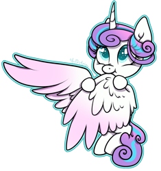 Size: 1357x1445 | Tagged: safe, artist:alice4kotov, princess flurry heart, alicorn, pony, g4, the crystalling, baby, baby pony, biting, cute, daaaaaaaaaaaw, female, filly, flurrybetes, foal, grooming, heart, heart eyes, preening, simple background, solo, transparent background, weapons-grade cute, wing bite, wingding eyes, wings