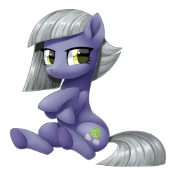 Size: 2443x2454 | Tagged: safe, artist:centchi, limestone pie, earth pony, pony, g4, crossed hooves, cute, female, limabetes, looking at you, mare, simple background, sitting, smiling, smiling at you, solo, transparent background, underhoof, when she smiles