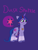 Size: 1080x1440 | Tagged: safe, artist:shucku, oc, oc only, oc:dusk sparkle, unicorn, g5, my little pony: tell your tale, base used, blaze (coat marking), coat markings, facial markings, glasses, horn, jewelry, magical lesbian spawn, multicolored hair, offspring, parent:izzy moonbow, parent:sunny starscout, parents:moonscout, pendant, simple background, socks (coat markings), tell your tale accurate, twilight's cutie mark