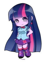 Size: 928x1220 | Tagged: safe, artist:chocone, twilight sparkle, alicorn, equestria girls, g4, chibi, cute, simple background, transparent background, twiabetes, twilight sparkle (alicorn)