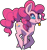 Size: 1358x1435 | Tagged: safe, artist:zingey, pinkie pie, earth pony, pony, g4, :p, cute, diapinkes, female, mare, simple background, solo, starry eyes, tongue out, transparent background, wingding eyes