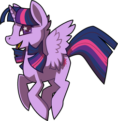 Size: 1437x1473 | Tagged: safe, artist:zingey, twilight sparkle, alicorn, pony, g4, cute, female, mare, open mouth, profile, simple background, solo, spread wings, starry eyes, transparent background, twiabetes, twilight sparkle (alicorn), wingding eyes, wings