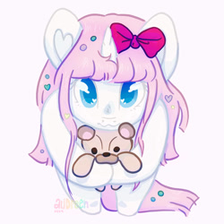 Size: 894x894 | Tagged: safe, artist:audreen, oc, oc only, oc:sweetie, pony, unicorn, horn, solo