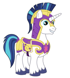 Size: 1413x1573 | Tagged: safe, artist:gmaplay, shining armor, pony, unicorn, g4, armor, horn, royal guard, royal guard armor, simple background, solo, transparent background