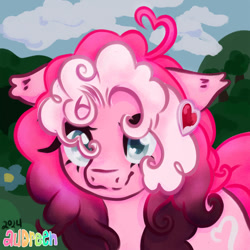 Size: 894x894 | Tagged: safe, artist:audreen, oc, oc only, earth pony, pony, outdoors, solo