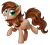 Size: 2219x2000 | Tagged: safe, artist:centchi, oc, oc only, oc:jade verdi, earth pony, pony, ear piercing, female, hairband, looking at you, mare, piercing, raised hoof, raised leg, simple background, smiling, solo, transparent background