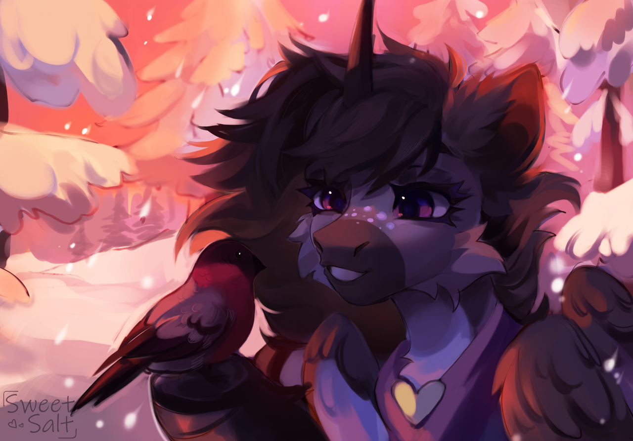 3469214 safe, artistsweettsa1t, oc, oc only, alicorn, bird, pony