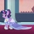 Size: 1127x1134 | Tagged: safe, screencap, twilight sparkle, alicorn, pony, g4, the last problem, alternate hairstyle, canterlot castle, carpet, castle, clothes, cropped, dress, elegant, evening, female, gown, indoors, looking down, mare, red carpet, regal, sash, second coronation dress, solo, twilight sparkle (alicorn)