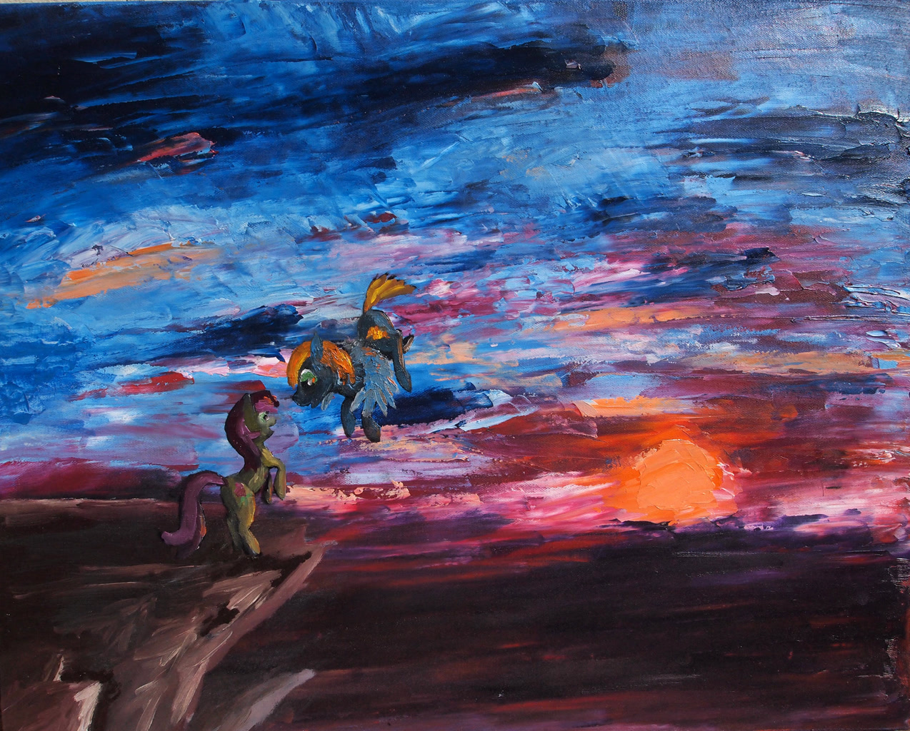 3469287 safe, artisttridgeon, roseluck, oc, oceventide, earth pony