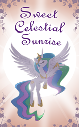 Size: 1035x1650 | Tagged: safe, artist:skyeypony, princess celestia, alicorn, pony, g4, female, jewelry, mare, regalia, solo