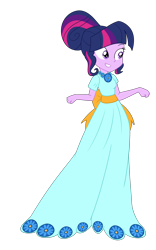 Size: 2000x3197 | Tagged: safe, artist:cartoonmasterv3, artist:nie-martw-sie-o-mnie, twilight sparkle, human, equestria girls, g4, make new friends but keep discord, my little pony: friendship is magic, clothes, dress, female, gala dress, long dress, long skirt, simple background, skirt, solo, transparent background, twilight sparkle (alicorn)