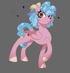 Size: 1669x1752 | Tagged: safe, artist:ryzhic, cozy glow, pegasus, pony, g4, concave belly, female, filly, foal, gray background, looking at you, simple background, slender, solo, thin