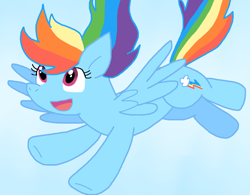 Size: 998x778 | Tagged: safe, artist:cmara, rainbow dash, pegasus, g4, falling, female, solo