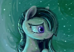 Size: 4093x2894 | Tagged: safe, artist:xallaanacyoxcyor, marble pie, earth pony, pony, g4, female, mare, snow, snowfall, solo