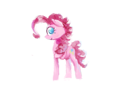 Size: 806x559 | Tagged: safe, artist:xallaanacyoxcyor, pinkie pie, earth pony, pony, g4, female, mare, simple background, solo, white background