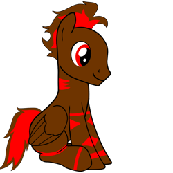 Size: 894x894 | Tagged: safe, artist:ruchiyoto, oc, oc only, oc:tootsie4ever, pegasus, pony, base used, male, simple background, sitting, solo, stallion, transparent background