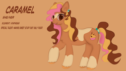 Size: 3840x2160 | Tagged: safe, artist:creida, oc, oc only, earth pony, pony, simple background