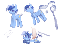 Size: 2732x2048 | Tagged: safe, artist:blue ink, minuette, object pony, original species, pony, unicorn, g4, horn, objectification, ponified, toothpaste