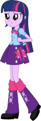 Size: 2063x6000 | Tagged: safe, artist:cloudy glow, twilight sparkle, human, equestria girls, g4, clothes, cute, female, pleated skirt, sad, sadorable, simple background, skirt, solo, transparent background, twiabetes, twilight sparkle's skirt, walking