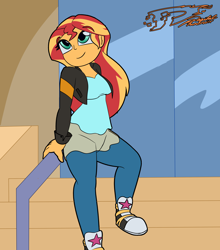 Size: 3700x4200 | Tagged: safe, artist:digi1talpho3nix, sunset shimmer, human, equestria girls, g4, converse, female, shoes, sneakers